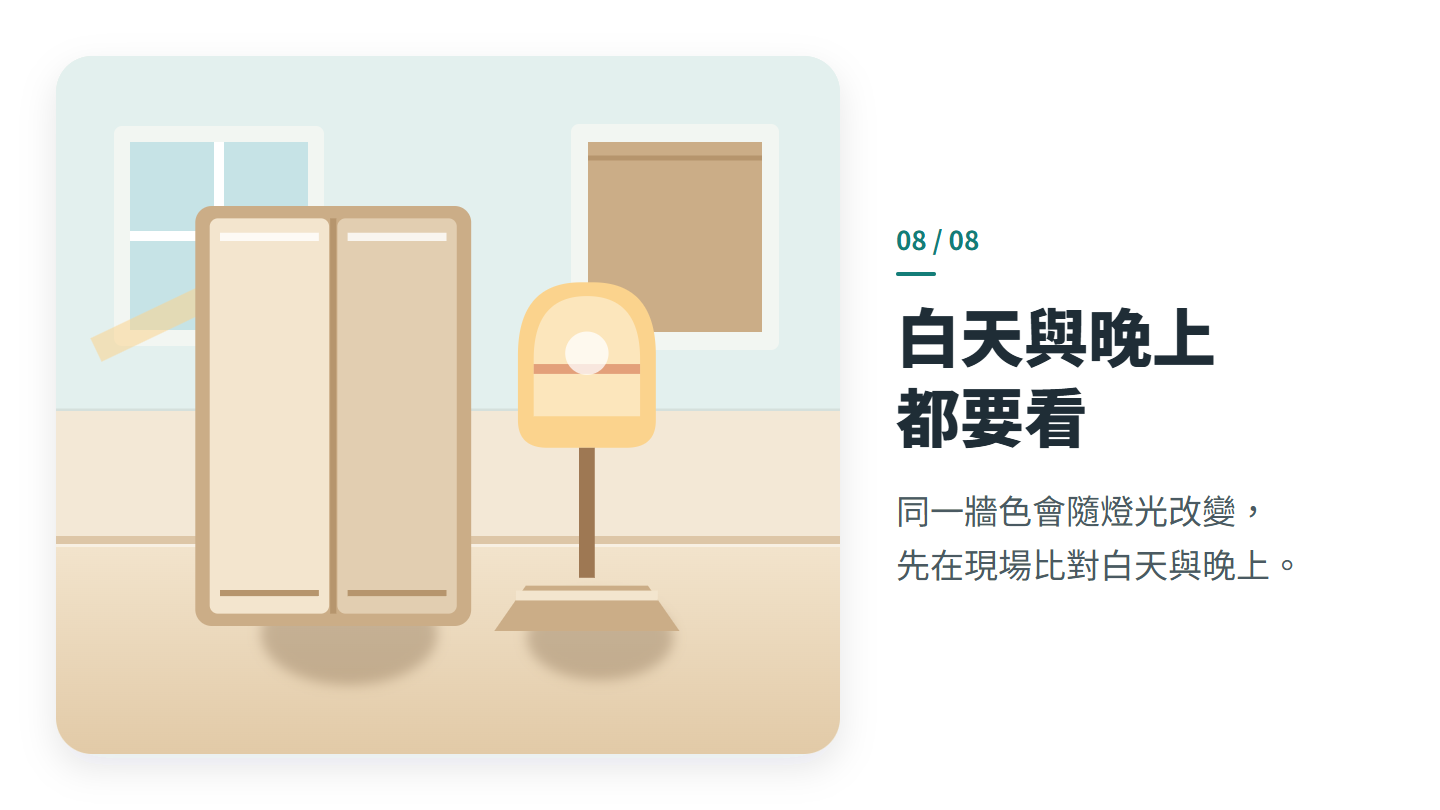 白天與晚上 都要看