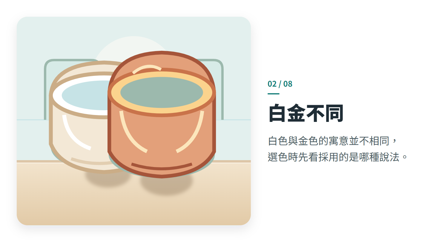 白金不同
